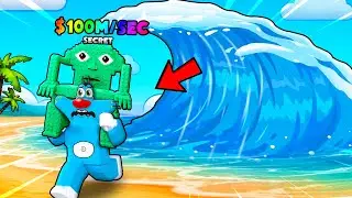 Saving Brainrot From Tsunami In Roblox ft.Oggy