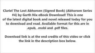 Clariel The Lost Abhorsen [Abhorsen Series 4] by Garth Nix eBook Download Link