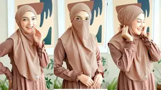 Stylish Instant hijab cutting and stitching tutorial |How to make a hijab| Easy tutorial