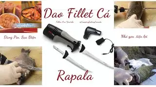 Knife Lithium ion cordless fillet Rapala Rechargeable Electric Fillet Dao fillet c&aacute; d&ugrave;ng pin sạc