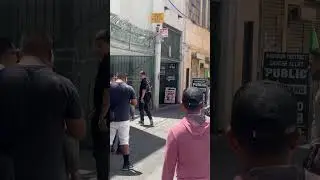 Street fight in ￼ downtown Los Angeles #shortvideo #youtubeshorts #viralreels #shorts