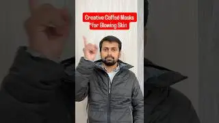 Creative Coffee Masks For Glowing Skin     #youtubeshorts #shortsviral #skincare #coffee