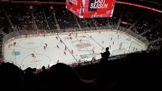Nashville Predators vs Detroit Red Wings Warm Up