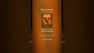 Pray for Sumatra