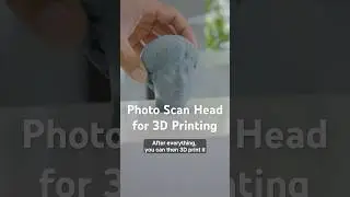 Как отсканировать голову для 3D-печати #kiriengine #фотограмметрия #3dпечать #bodyscan