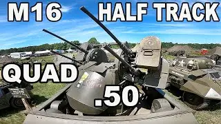U.S. Army M16 Half-track Quad .50 caliber, at Reading, Pa. World War 2 Weekend