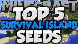 Top 5 Minecraft Survival Island Seeds! - Best Minecraft Seeds 1.8