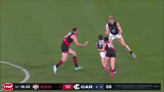 Sam Walsh - AFL 2025 Round 24 Highlights - Carlton @ Essendon