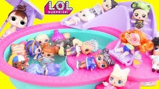 LOL Surprise Doll Pool Party with Barbie Jelly Blind Bags | Toy Egg Videos
