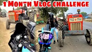 ￼ One month, Challenge vlog  part one (bike and tractor wash 🧼) @gareebmsvlogs213 ￼