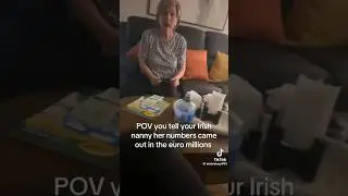 Irish Mammy lotto trick 😂 #Ireland #Funny #Banter #Irish #Video