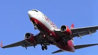 Air Berlin Boeing 737-76J D-AGEC AB6508 approaching at Berlin Tegel Airport