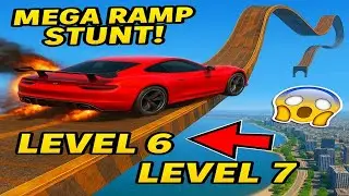🎯 🔥 CRAZIEST RAMP STUNT EVER! | LEVEL 6 & 7 MEGA JUMP GONE WRONG?! 😱 | EPIC FAILS & WINS 🚀