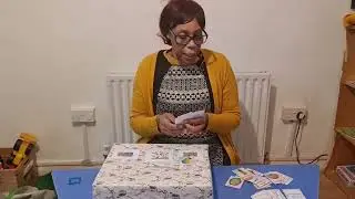 Chatterbox box activity, box with pictures, words to  increase vocabulary and speech.