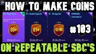 HOW TO MAKE COINS ON REPEATABLE SBC'S IN FIFA 21 Ultimate Team - Road To Glory #103