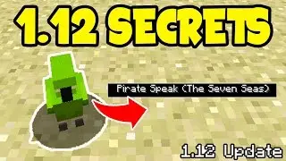 ALL Minecraft 1.12 UPDATE SECRETS!! DANCING PARROTS, PIRATE TALK LANGUAGE +MORE! (1.12 Update)
