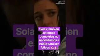 No necesitamos a nadie para ser felices. Solas tambi&eacute;n estamos completas #amorpropio❤️ #reflexion
