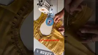 Golden blouse design cutting and stitching #Shorts #shortsviral #blousedesign #shortsvideo #blause