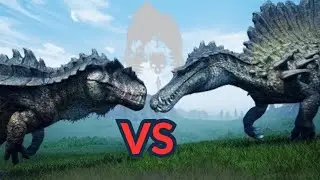 Hypo Giganotosaurus VS Hypo Spinosaurus THE ISLE Gameplay 