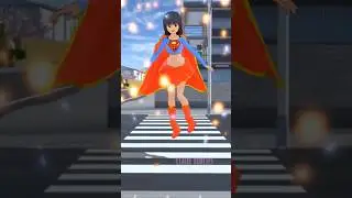Supergirl Mio Aida 😍 #sakuraschoolsimulator #shorts #tiktok #viral
