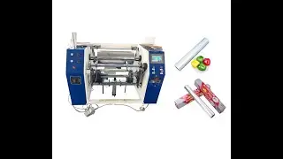 PE Cling Film Stretch Film Aluminum Foil Rewinding Machine