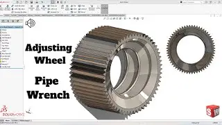 Регулировка гаечного ключа для колесных труб: учебник SolidWorks!