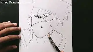 How to draw Kakashi easy || Step by step Kakashi drawing tutorial || Easy Kakashi Drawing ||