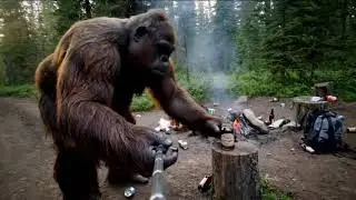 #AIWildlife #TalkingAnimals #AIVideos #BigfootVlog #GorillaPodcast #FunnyAI #MemeAnimals #AnimalMeme