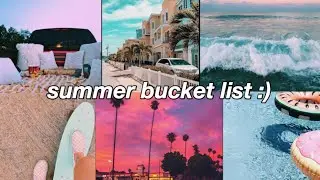 summer bucket list 2020 // 50 things to do