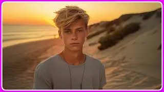 Gay & Beautiful guys enjoying Sunset 🩷 (AI)