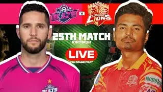 🔴Janakpur Bolts vs Lumbini Lions Live | Hindi Commentary | Nepal Premier League 2025