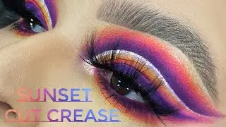 SUNSET CUT CREASE TUTORIAL | BJASMINEBEAUTY