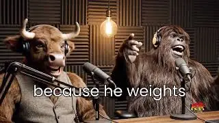 Ox And Bigfoot Telling Dad Jokes - Bodybuilder #dadjokes #funnyreals #funnyfridays #aishorts