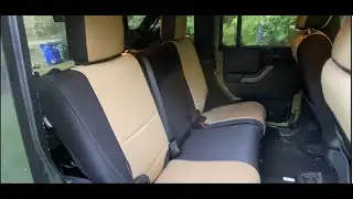 New JKU Seat Covers! Rugged Ridge Neoprene (Front and Rear Install)