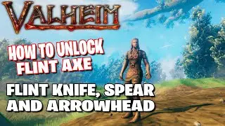 FLINT AXE, FLINT SPEAR AND FLINT ARROW GUIDE | VALHEIM TUTORIAL 3