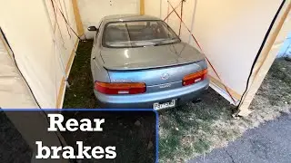 Как заменить задние тормоза на Lexus SC400/300