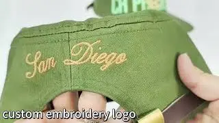 #NXCAPS Custom Metal Rhinestone #BaseballCap Leather Belt Metal Buckle Green Hat Embroidery Logo