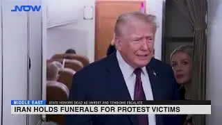 Iran holds funerals for protest victims