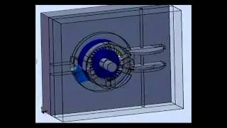 Rotary Engine #1 designed and built by Albert Harvey
