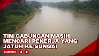  Tim Gabungan Masih Mencari Pekerja Jembatan Leuwiranji yang Jatuh ke Sungai
