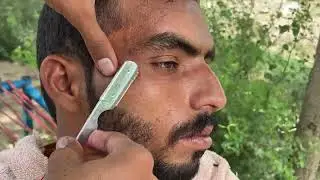 Ultimate Beard Shape Up ASMR | Sharp Lineup, Relaxing Shaving Sounds | Jami ASMR Barber