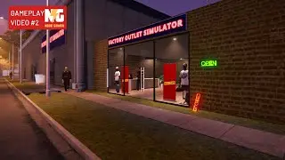Factory Outlet Simulator #2 | Build, Automate, Profit! | Simulator Game | Noob Gamer