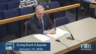 1.15.2026 Zoning Board of Appeals