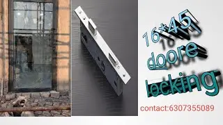 How to make aluminium doore 16*45 section Full process