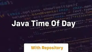 java time of day