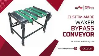 Waxer Bypass Conveyor Multi Belt Transfer System - Conveyor Showase