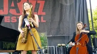 Saxophonist Mette Henriette live at the 2016 Atlanta Jazz Festival