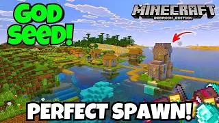 🔥NEW BEST EVER SEED in Minecraft Bedrock! V 26.1 (Guaranteed)