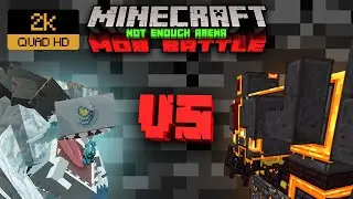 FROSTMAW VS NETHERITE MONSTROSITY | Minecraft Mob Battle