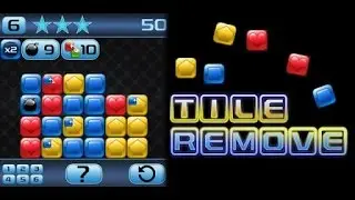 Tile Remove (by Home Net Games) - free offline block puzzle game for Android - gameplay.